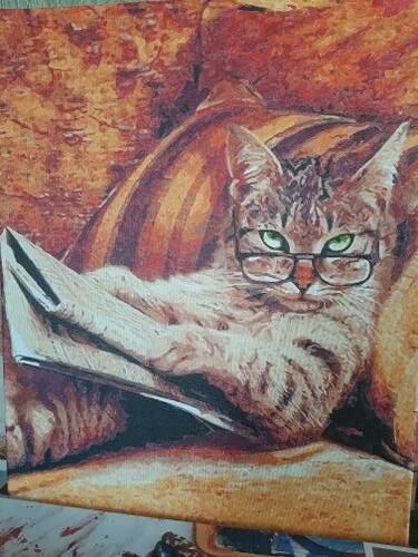 Фотографии готовых работ картин по номерам и алмазной мозаики