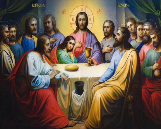 Алмазная мозаика 40x50 Последняя вечеря