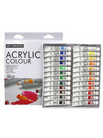 Без бренда «Коробка 24 шт.: Акриловые краски «Две картинки» 24 шт. по 12 мл, проф. пигмент» в Йошкар-Оле