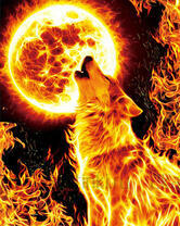 Без бренда «Огненный волк воет на луну (20шт)» в Йошкар-Оле