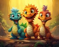 Без бренда «Милые и веселые дракончики» в Йошкар-Оле