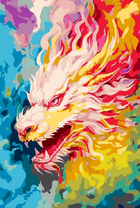 Без бренда «Разноцветный огненный дракон» в Йошкар-Оле в интернет-магазине  Без бренда «Разноцветный огненный дракон» в Йошкар-Оле