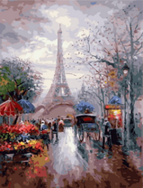 Мрачный день в Париже