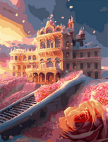 Без бренда «Сказочный дворец в окружении роз» в Йошкар-Оле в интернет-магазине Без бренда «Сказочный дворец в окружении роз» в Йошкар-Оле