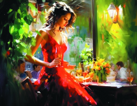 Без бренда «Милая девушка с бокалом шампанского» в Йошкар-Оле