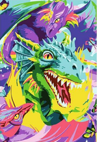 Без бренда «Стая ярких дракончиков» в Йошкар-Оле в интернет-магазине  Без бренда «Стая ярких дракончиков» в Йошкар-Оле