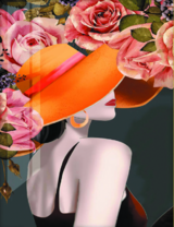 Без бренда «Дама в яркой шляпе и розы» в Йошкар-Оле в интернет-магазине  Без бренда «Дама в яркой шляпе и розы» в Йошкар-Оле