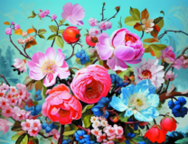 Без бренда «Пионы и другие цветы» в Йошкар-Оле в интернет-магазине  Без бренда «Пионы и другие цветы» в Йошкар-Оле