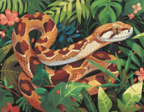 Без бренда «Маисовый полоз в зеленой листве» в Йошкар-Оле