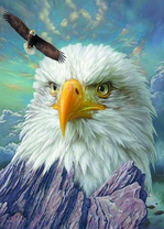 Огромный орел - символ гор