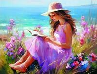 Без бренда «Девочка читает на берегу» в Йошкар-Оле в интернет-магазине  Без бренда «Девочка читает на берегу» в Йошкар-Оле